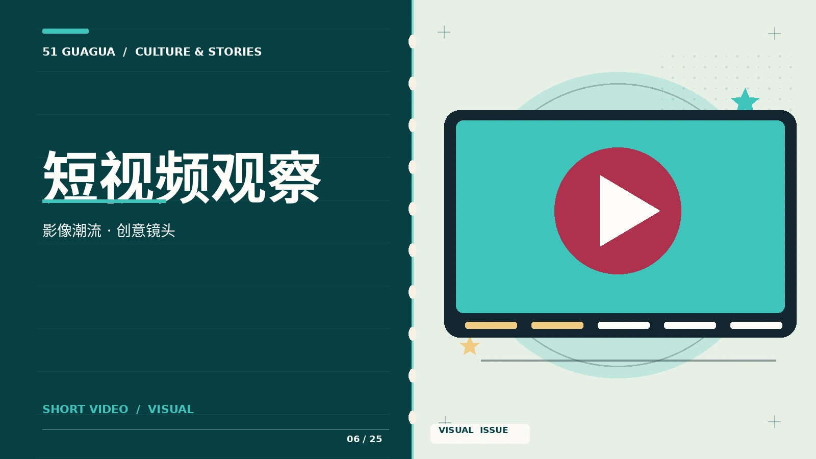 短视频文化主题图