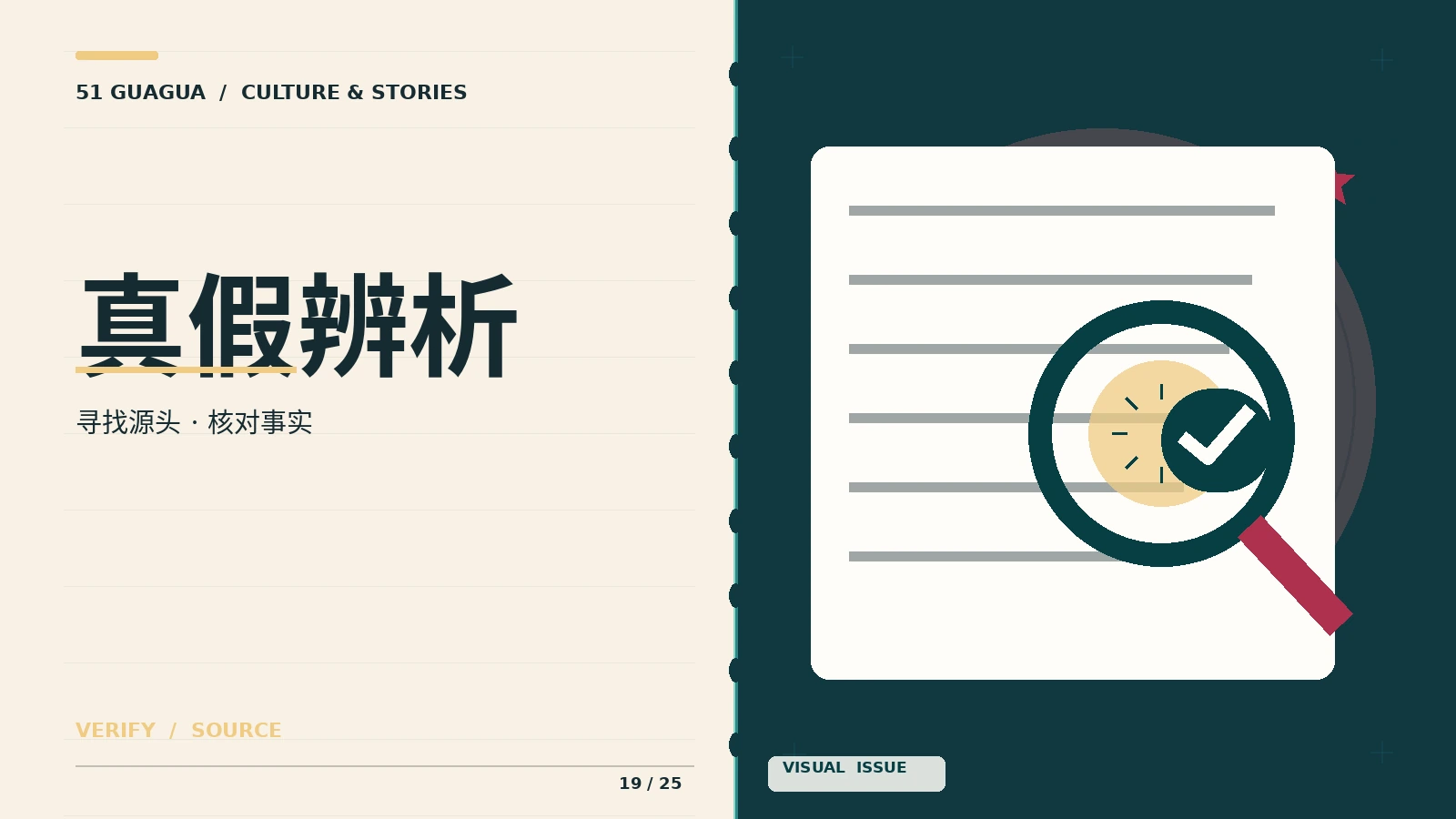 真假辨析信息核验主题图